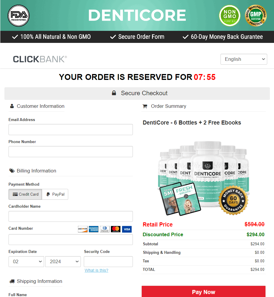 order denticore